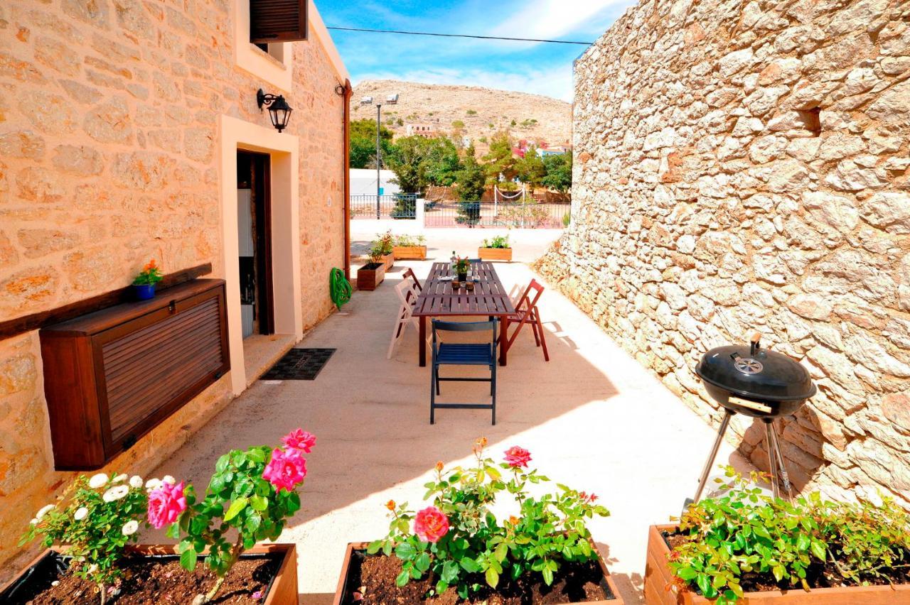 Halki Island Casa Piedraヴィラ エクステリア 写真